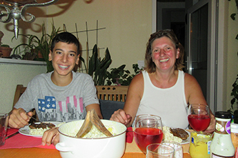 Grillvergnügen mit Federico und Beate