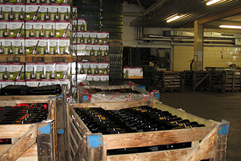 Weinlager beim Winzerverein