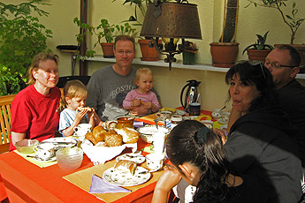 Familien aus Deutschland  und Israel