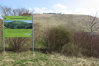 Infotafel am Themenpfad "Badbergweg"