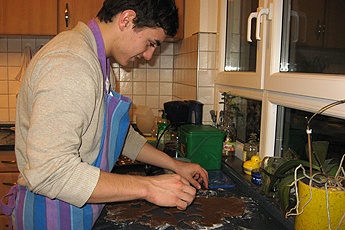 Pfefferkuchenbacken