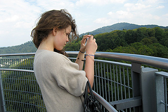 Auf dem Schlossbergturm in Freiburg