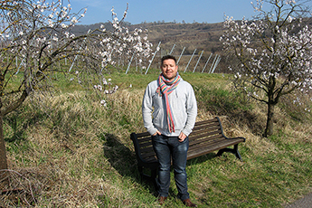 Spaziergang auf den Eichberg mit Pierre-Yves