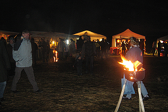 Mittelaltermarkt vor dem Burkheimer Schloss