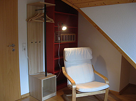 Single room in the attic