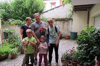 Sommergäste in der Sprachpension Sommergäste in der Sprachpension