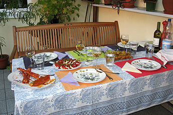 Barbecue evening is about to start Barbecue evening is about to start