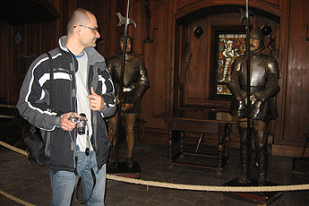 Haut-Koenigsburg /Armoury (with language student Ladia)