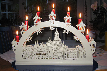 Candle arch "Church of Our Lady (Dresden)"