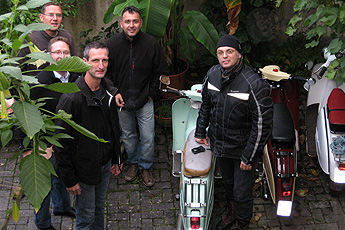 Moped riders Moped riders