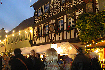 Christmas market in Burkheim
